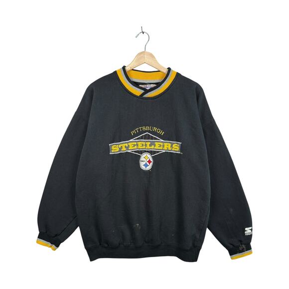 Vintage NFL Pittsburgh Steelers Pullover Sweatshirt XXL - Picture 1 of 7